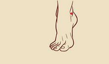 脚踝有痣的男人性格温顺，工作顺利，但容易破财！