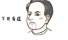 面相图解：下巴有痣代表什么?运气好吗？