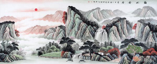 精美客厅风水画，装饰、风水皆可得 1