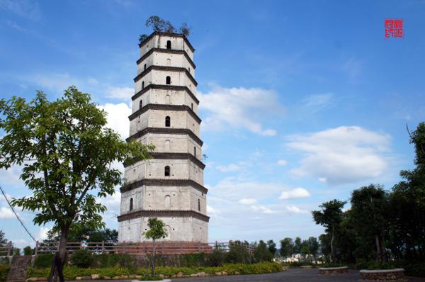 古城赣州的一座风水宝塔—玉虹塔 1
