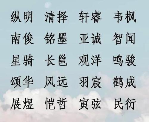 2019猪年出生的欎姓男孩怎么样起名字 姓欎男孩好名推荐(图文)