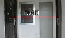 门对门的风水
