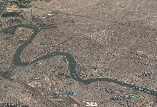 看5张卫星地图，“欣赏”美索不达米亚，两河流域果然是风水宝地 2