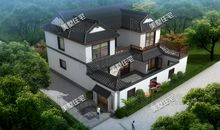 乡下别墅就该有庭院，中式风格更讲究风水，顺风顺水过一生