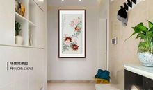 一进门玄关挂什么画好 玄关挂吉祥花鸟画风水好