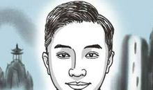 眉毛稀少上翘的的男人 性格不太好