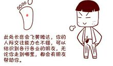女人脚底有痣代表什么寓意，驿马运出色！