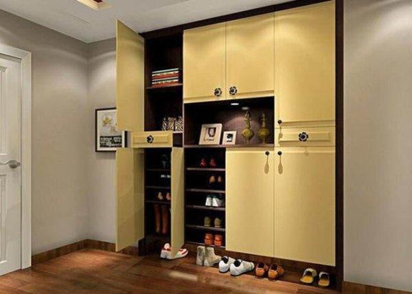 鞋柜装修：家庭装修中的入户鞋柜摆放风水，入户鞋柜如何选择 1