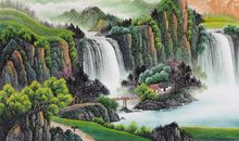 几款经典沙发背景墙风水挂画让家更显优雅大气