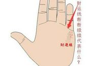 财运线是哪一条，男人财运线怎么看