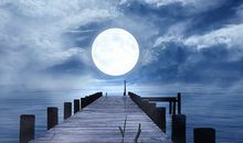 梦见月亮从海上升起来