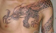 过肩龙纹身忌讳和讲究