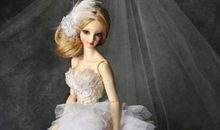 摩羯座婚纱sd娃娃