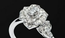 处女座钻石戒指