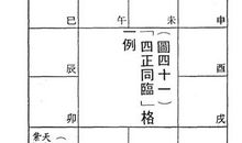 「四正同临」不合理