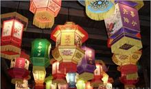 光彩夺目 中秋节花灯图片欣赏