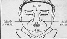 56-57岁流年面相