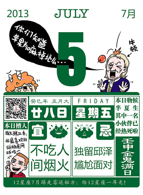 Su Feiya Daily Fortune 2013年7月4日