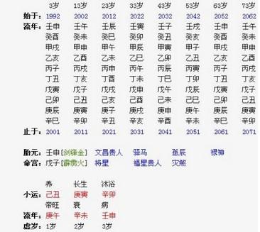 八字算命：2007年4月10日2:31出生