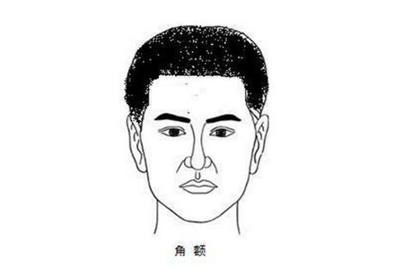 人的性格的面部额头分析1
