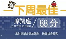 星座不求人12星座周运11.19-11.25