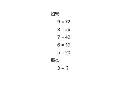 感到震惊，数学问题将考验您的性格1