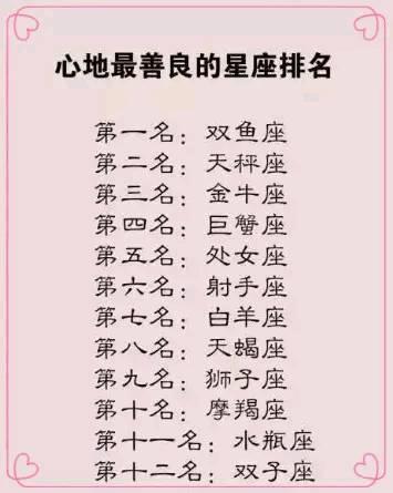 “老婆第一”无敌星座好老公排名