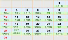 12月择吉吉凶预报(12月1日—31日)