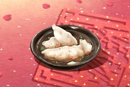 为什么在一年中的第一天有一个悠扬的饺子？