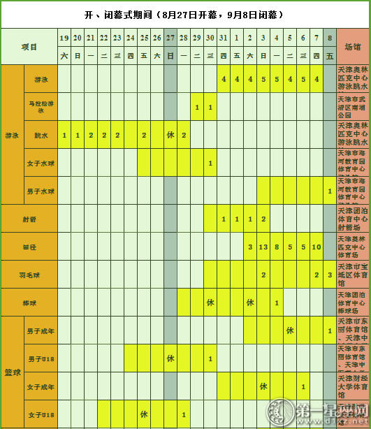 2017年全国游戏赛桌13th全国游戏竞赛总日程表最新版本1