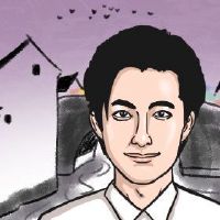 我知道男人的妻子厚厚，眉毛很厚。