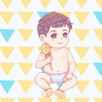 这是八月中最幸福的，这是早上最幸福的。