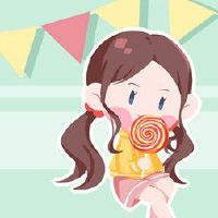 出生在新的一年的女孩有一个祝福