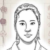 女性的右脖子有图形的图片