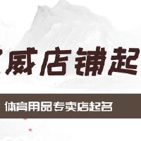 体育用品专卖店起名