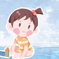 女孩出生于2月，语言充满了东西。