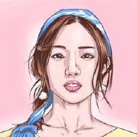 女人的脸，最不好的鼻子，粉碎