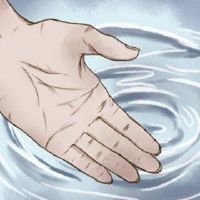 女人是富人和罕见的，手坏了。