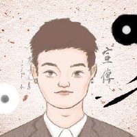 左口的女人有祝福。