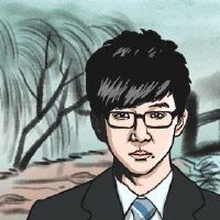 男性和肿胀的男人的脸