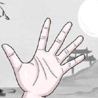 女手，婚姻线，财富告诉两个婚姻线爱温暖