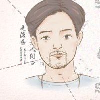 非常富有的男人面对鼻子高大饱满