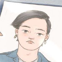 女性在鼻孔中的脸不稳定