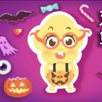 软盘女孩的微笑和眼睛是迷人的