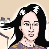 男人面对角度模式