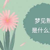 熟人的梦想是什么意思？