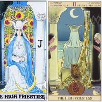 The career fortune analysis of the Tarot female priest