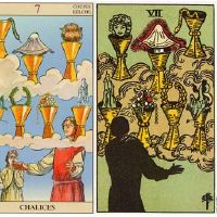 塔罗牌正在逆转业务和情感上的财富，分析圣杯的七个命运