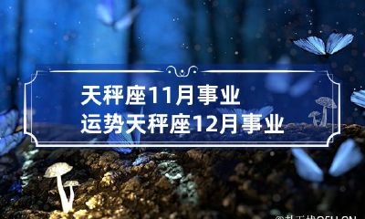 天秤座的事业运势：从11月到12月的转折与展望