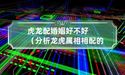 探讨龙虎属相的婚姻搭配：虎龙配婚姻的优劣势如何？